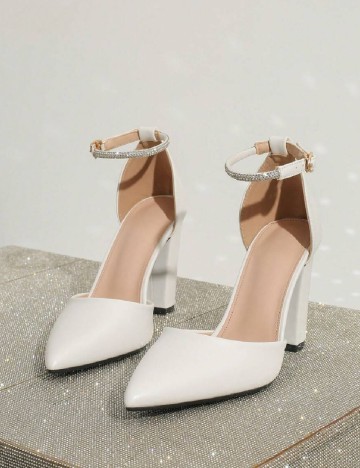 Pantofi SHEIN, alb