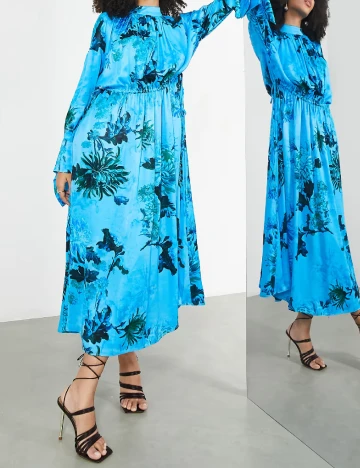 Rochie lunga ASOS, albastru Albastru