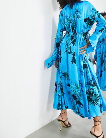 Rochie lunga ASOS, albastru
