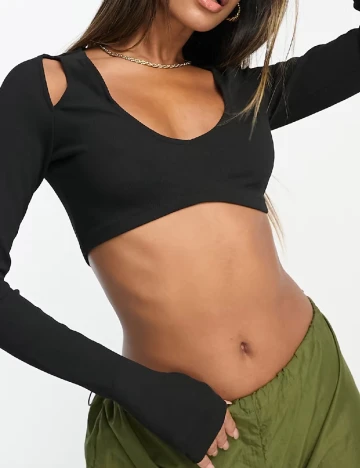 Top ASOS, negru