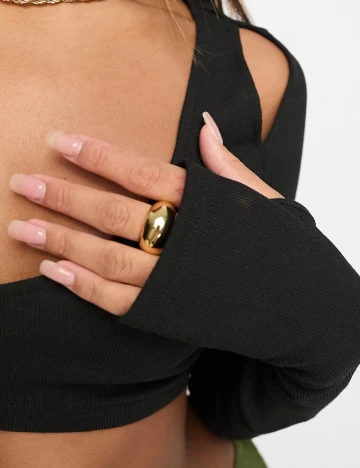 Top ASOS, negru