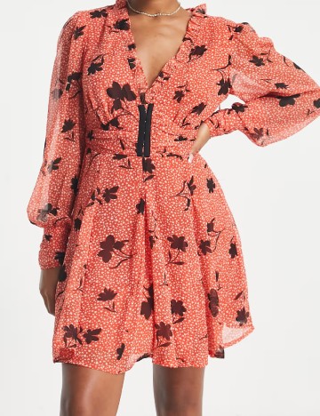 Rochie scurta ASOS, rosu
