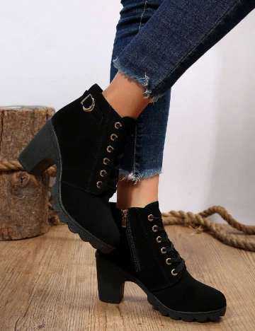 Botine SHEIN, negru Negru