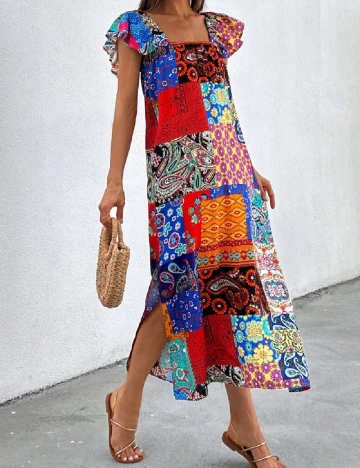 Rochie medie SHEIN, mix culori