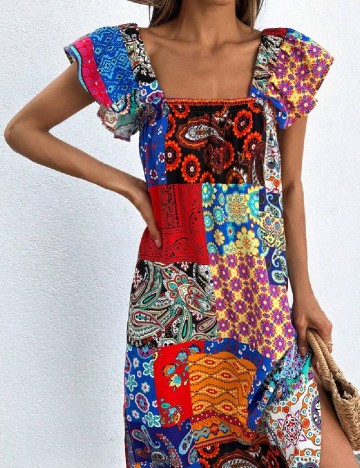 Rochie medie SHEIN, mix culori