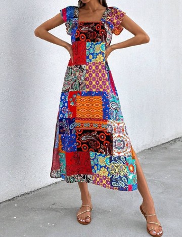 Rochie medie SHEIN, mix culori