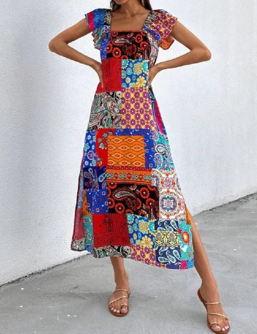 Rochie medie SHEIN, mix culori
