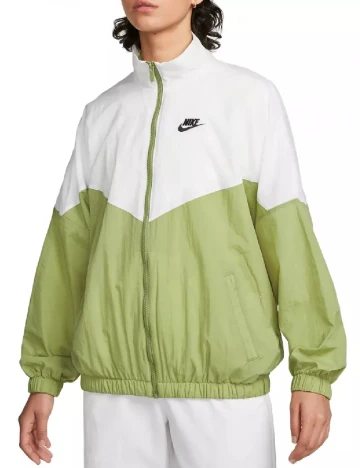 Jacheta Nike, verde/alb