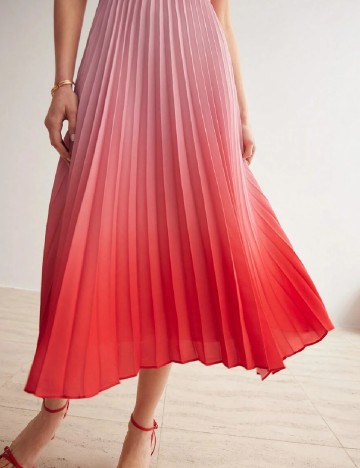 Rochie medie MOTF, roz