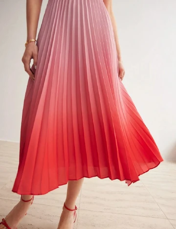 Rochie medie MOTF, roz