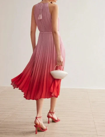 Rochie medie MOTF, roz