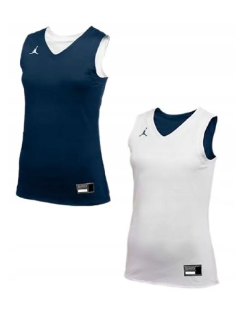 
						Maiou reversibil Jordan, albastru/alb