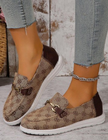 Espadrile SHEIN, maro deschis