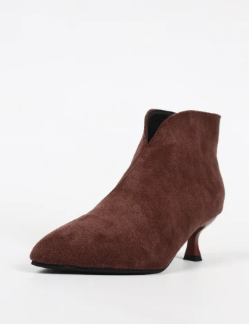 Botine SHEIN, maro