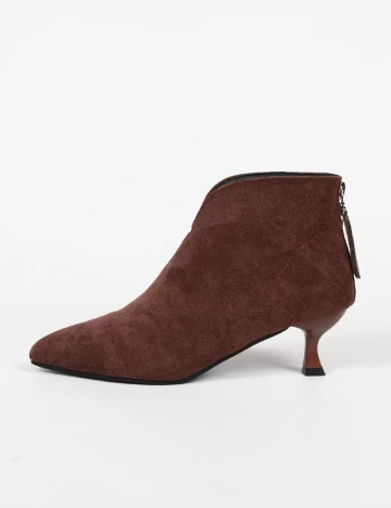 Botine SHEIN, maro