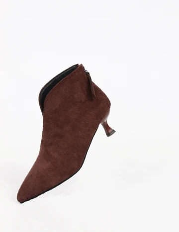 Botine SHEIN, maro