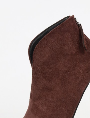 Botine SHEIN, maro