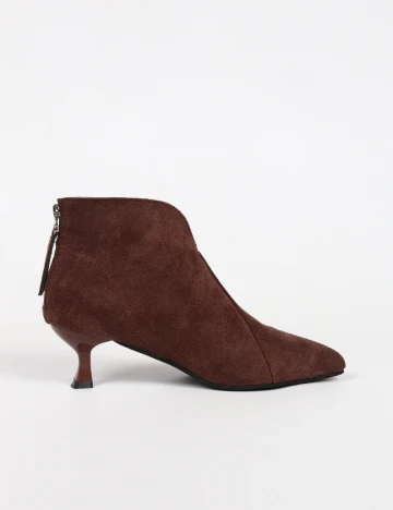 Botine SHEIN, maro