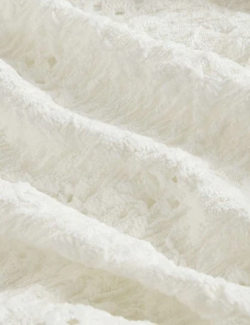 Rochie medie SHEIN, ecru