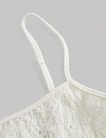 Rochie medie SHEIN, ecru