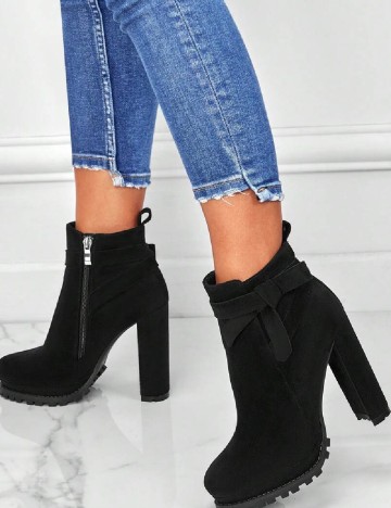 Botine SHEIN, negru