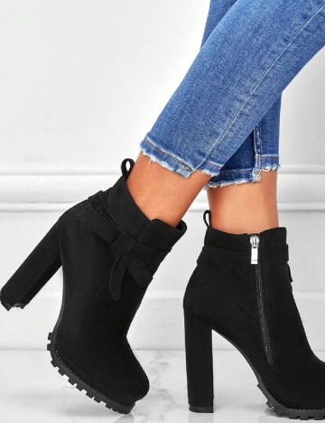 Botine SHEIN, negru
