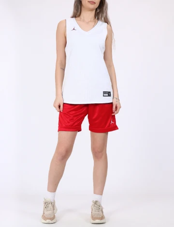 Maiou reversibil Jordan, visiniu/alb