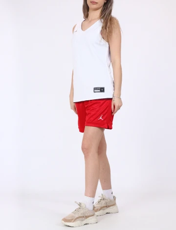 Maiou reversibil Jordan, visiniu/alb