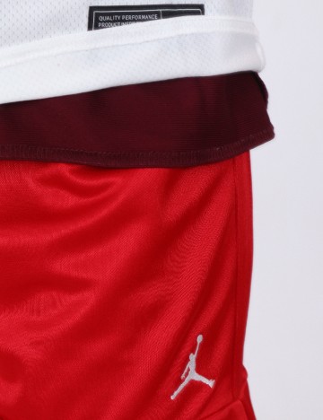 Maiou reversibil Jordan, visiniu/alb