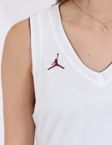 Maiou reversibil Jordan, visiniu/alb
