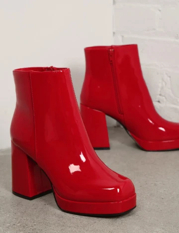 Botine SHEIN, rosu