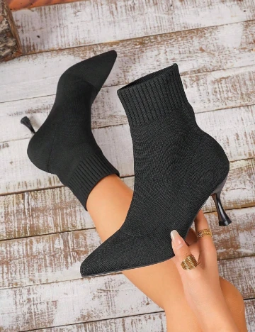 Botine SHEIN, negru