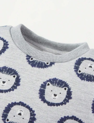 Compleu CozyCub, bleumarin/gri Albastru
