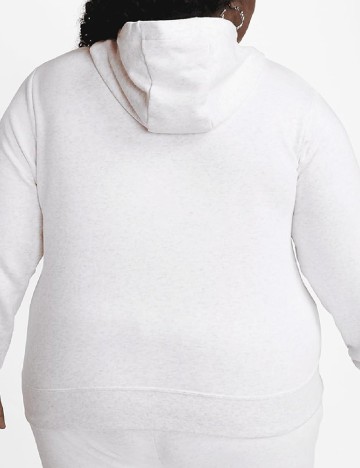 Hanorac Nike Plus Size, alb