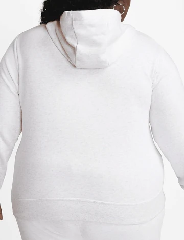 Hanorac Nike Plus Size, alb Alb