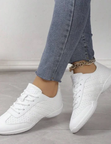 Adidasi SHEIN, alb Alb