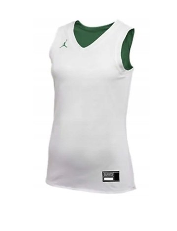 Maiou reversibil Jordan, verde inchis/alb