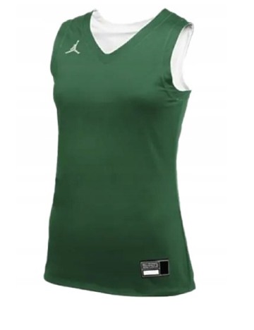 Maiou reversibil Jordan, verde inchis/alb
