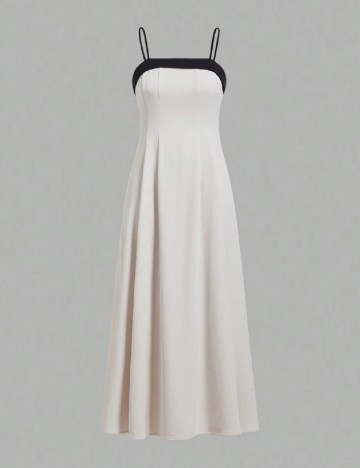 Rochie lunga SHEIN, crem