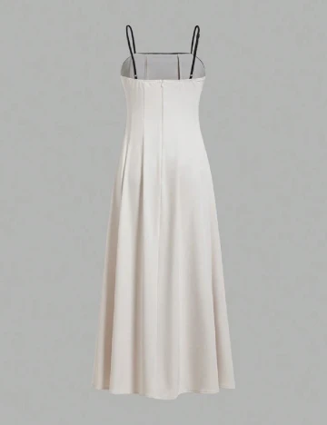 Rochie lunga SHEIN, crem