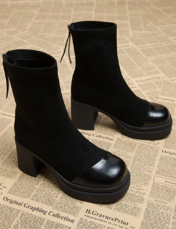 Botine SHEIN, negru