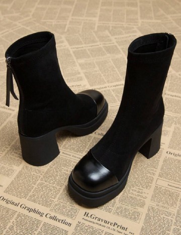 Botine SHEIN, negru