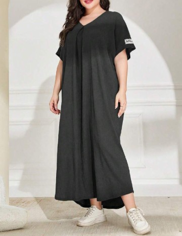 Rochie lunga SHEIN CURVE, negru