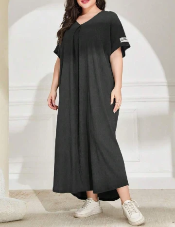 Rochie lunga SHEIN CURVE, negru