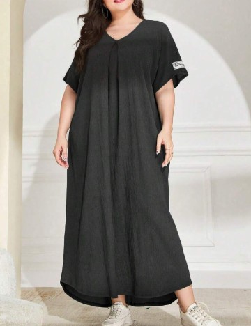 Rochie lunga SHEIN CURVE, negru