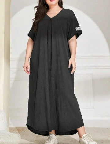 Rochie lunga SHEIN CURVE, negru
