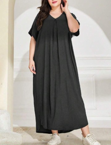 Rochie lunga SHEIN CURVE, negru