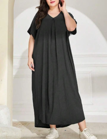 Rochie lunga SHEIN CURVE, negru