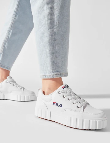 Adidasi Fila, alb