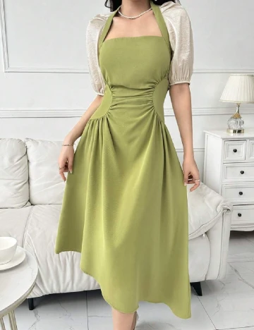 Rochie lunga SHEIN, verde